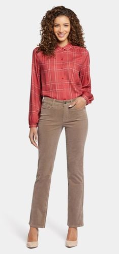 Marilyn Straight Corduroy Trouser Light Brown | - Nydj - Modalova