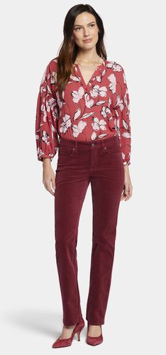 Marilyn Straight Corduroy Trouser Red | - Nydj - Modalova