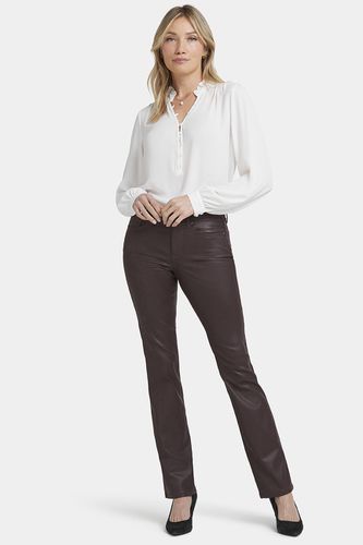 Marilyn Straight Jeans Schwarze Beschichtung Premium Denim | - Nydj - Modalova