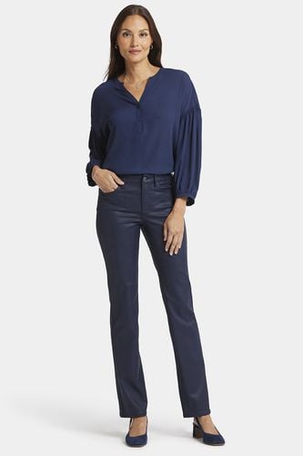 Marilyn Straight Jeans Dark Blue Coating Premium Denim | - Nydj - Modalova