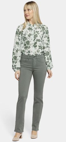 Marilyn Straight Jeans Green Coloured Denim | - Nydj - Modalova