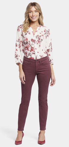 Sheri Slim Jeans Dark Red Coloured Denim | - Nydj - Modalova