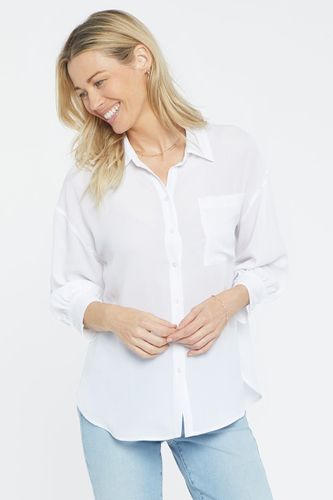 Zoey Blouse White | Optic White - Nydj - Modalova