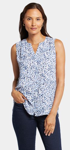 Sleeveless Pintuck Blouse Fleckendruck | - Nydj - Modalova