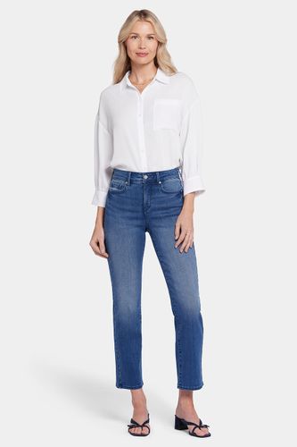 High Rise Marilyn Straight Ankle Jeans Medium Blue Premium Denim | - Nydj - Modalova