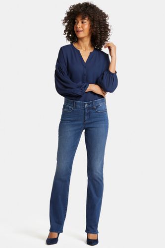 Marilyn Straight Jeans Medium Blue Waist-Match™ Denim | - Nydj - Modalova