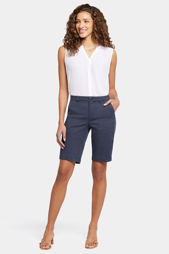 Bermuda Short Dark Blue Stretch Twill | - Nydj - Modalova