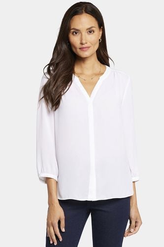 Pintuck Blouse White | Optic White - Nydj - Modalova