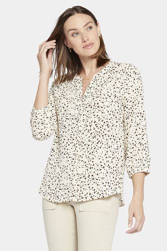 Pintuck Blouse Animal Print | - Nydj - Modalova