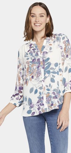 Pintuck Blouse Naturdruck | - Nydj - Modalova