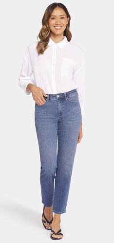 Stella Tapered Ankle Jeans Medium Blue Premium Denim | - Nydj - Modalova