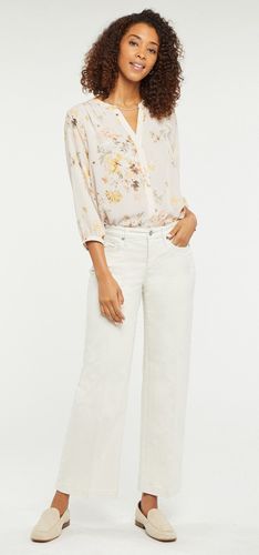 Teresa Wide Leg Ankle Jeans Off-White Premium Denim | - Nydj - Modalova