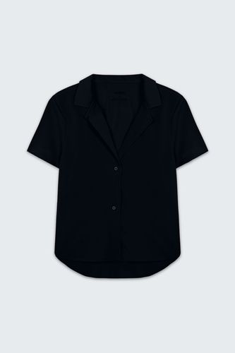 Camisa bowling manga corta negra reciclada - Sepiia - Modalova