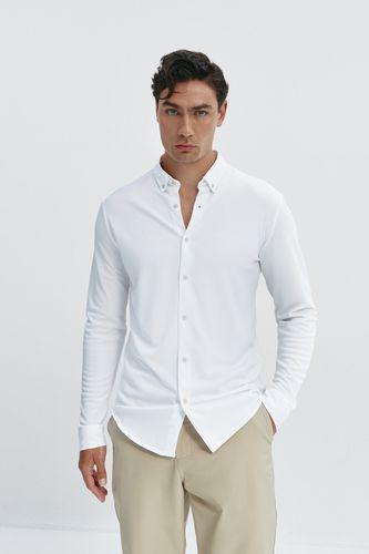 Camisa casual hombre blanca medium - Sepiia - Modalova