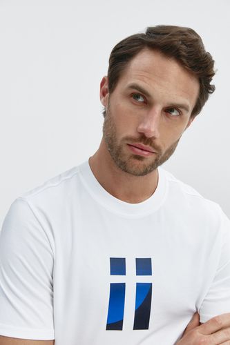 Camiseta blanca con logo Aleta - Sepiia - Modalova