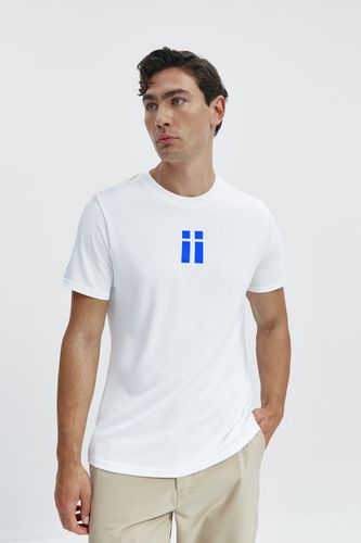 Camiseta hombre blanca con logo - Sepiia - Modalova