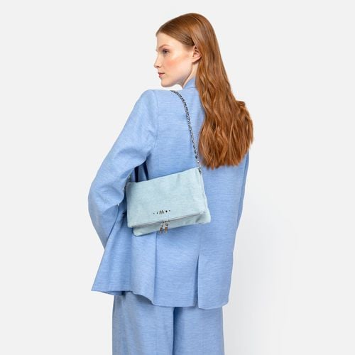 Denichu bolso bandolera denim con doble cadena - Misako - Modalova