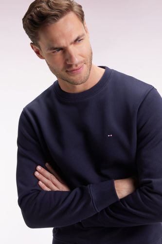 Sweatshirt À Col Rond En Coton Marine Coupe Droite - Eden Park - Modalova