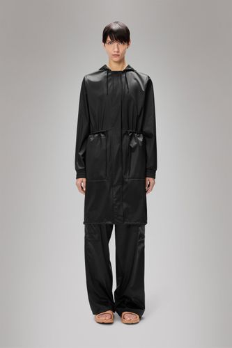 Rains String W Parka - Black Grain - Rains - Modalova