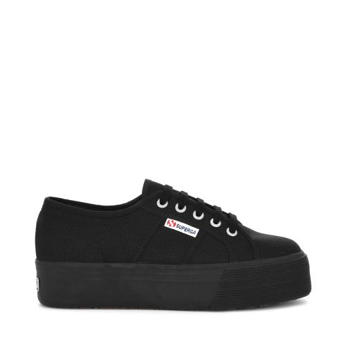 ACOTW LINEA UP AND DOWN - Zapatos Mujer - Cuña - Mujer - COMPLETO NEGRO - Superga - Modalova