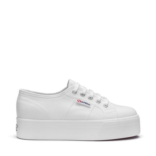 ACOTW LINEA UP AND DOWN - Lady Shoes - Wedge - Woman - WHITE - SUPERGA IT - Modalova
