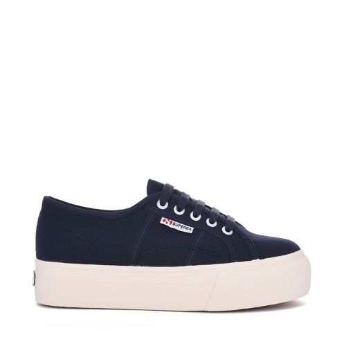 ACOTW LINEA UP AND DOWN - Lady Shoes - Wedge - Woman - BLUE NAVY - SUPERGA IT - Modalova