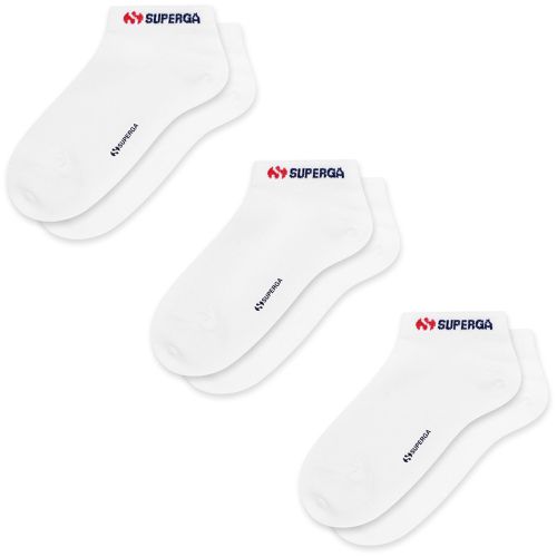 SP-NOOS11 NO SHOW 3PACK - Socks - Inliner - Unisex - WHITE - SUPERGA IT - Modalova