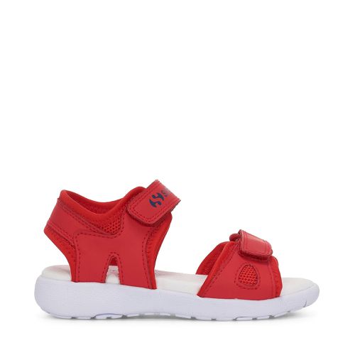 KIDS MATERIAL SINTÉTICO - Sandalias - Sandalia - Niños unisex - ROJO-BLANCO - Superga - Modalova