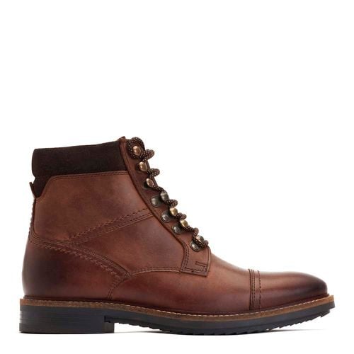 ™ Mens Ashland Pull Up Leather Toe Cap Hiker Boots UK 11 - Base London - Modalova