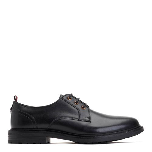 ™ Mens Dime Waxy Leather Derby Shoes UK 5 - Base London - Modalova