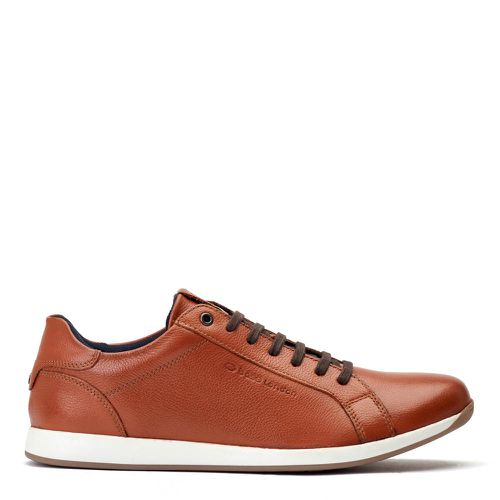 ™ Mens Flair Waxy Leather Sneakers UK 10 - Base London - Modalova