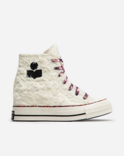 X Isabel Marant Chuck 70 Wedge 36 - Vanilla /Black/Red - CONVERSE - Modalova