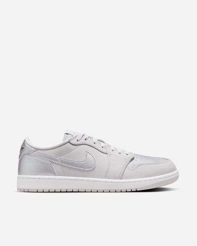 Air Jordan 1 Retro Low 'Metallic Silver' 43 - GREY/METALLIC SILVER-WHITE - Jordan Brand - Modalova