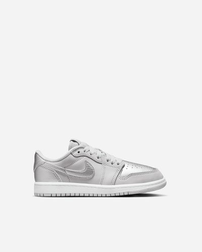 Jordan 1 Retro Low 'Metallic Silver' (Preschool) NEUTRAL /SILVER-WHITE - 32 - Jordan Brand - Modalova