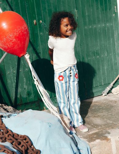 T-shirt à broderie anglaise-Blanc - Boden - Modalova