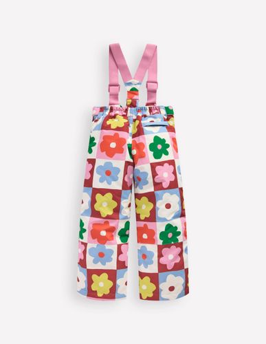 Pantalon imperméable pour tous les temps-Carreaux à fleurs multi - Boden - Modalova