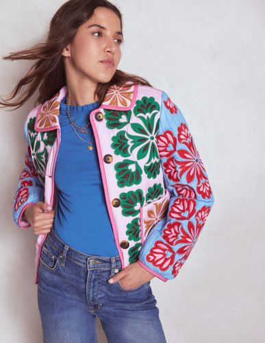 Top volanté ultra-doux-Motif Meadow Spring - Boden - Modalova