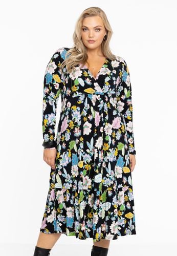 Kleid mit V-Linie FLOWERPOWER - Yoek - Modalova