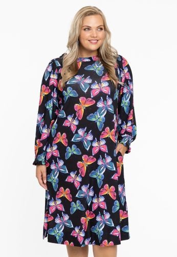 Kleid mit Puffärmeln BUTTERFLIES - Yoek - Modalova