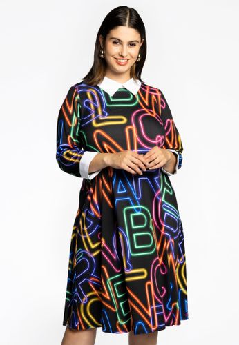 Kleid mit weißer Kragen NEON - Yoek - Modalova