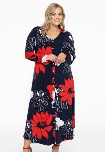 Kleid mit Strassknöpfen POPPY - Yoek - Modalova