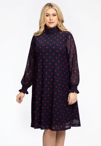 Kleid A-linie mit Rollkragen DOTS - Yoek - Modalova