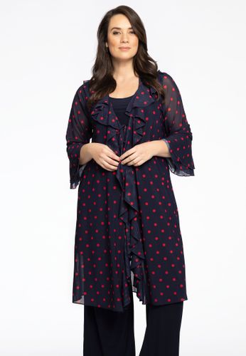 Cardi-Bluse mit Rüschen Dots - Yoek - Modalova