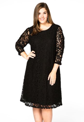 Dress puckered sleeves LACE - Yoek - Modalova