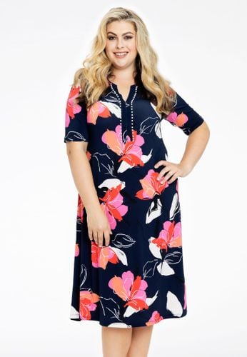 Kleid A-Linie mit Perlen LILY - Yoek - Modalova