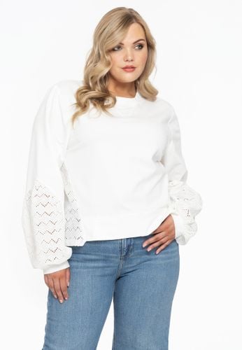 Sweatshirt mit Spitze - Yoek - Modalova