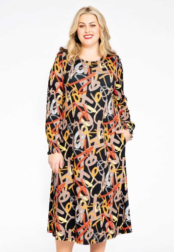 Dress smocked cuff GRAPHIC - Yoek - Modalova