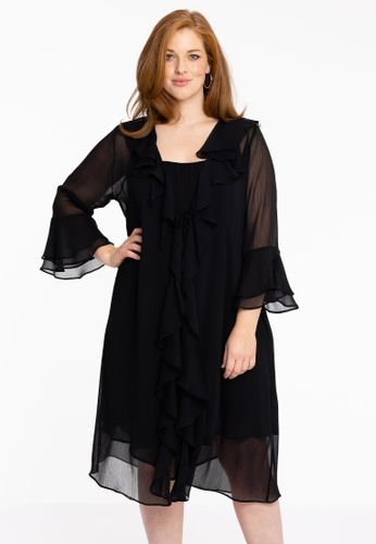 Cardi-blouse frilled VOILE - Yoek - Modalova