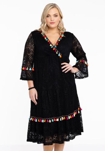 Kleid pompom lace - Yoek - Modalova