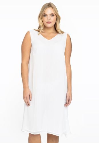 Kleid doppeltem V-Ausschnitt VOILE - Yoek - Modalova